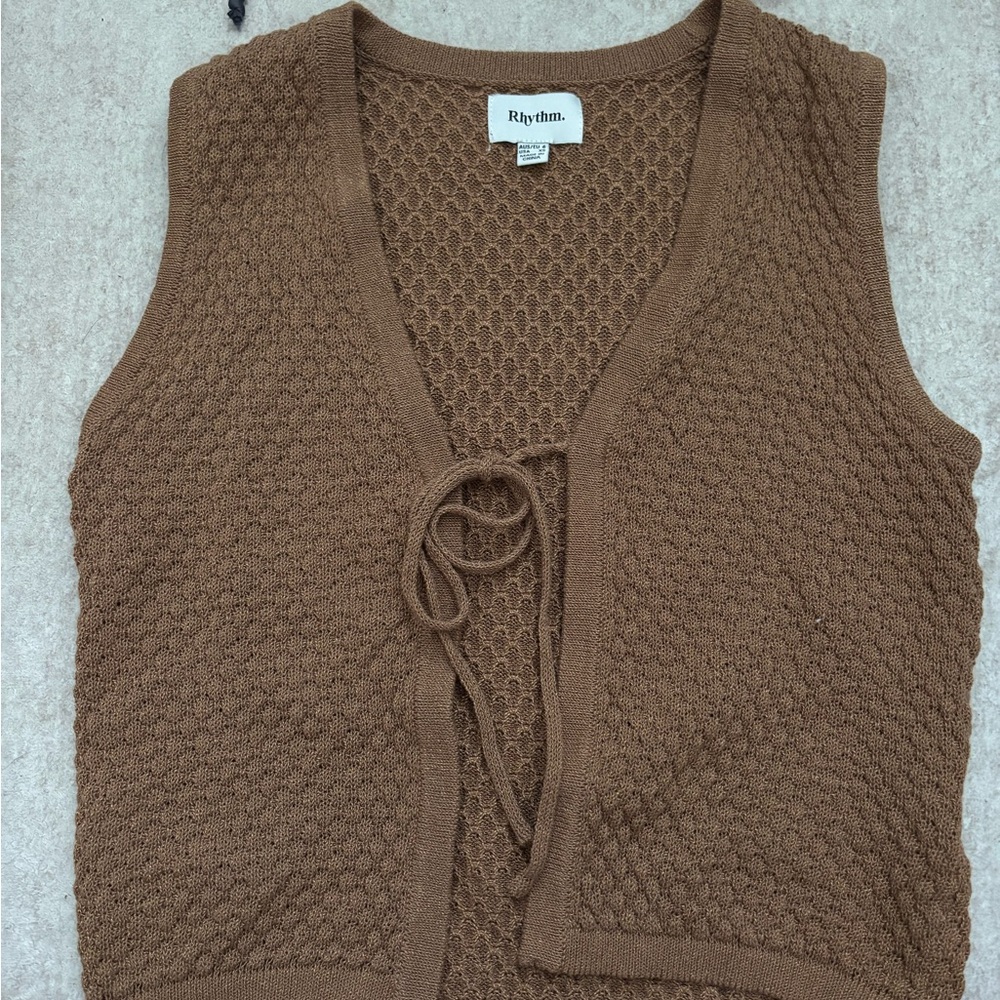 Rhythm brown Knit Vest